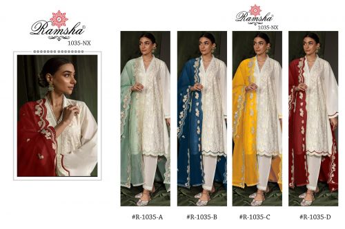 Ramsha R 1035 NX Pakistani Salwar Suit Catalog